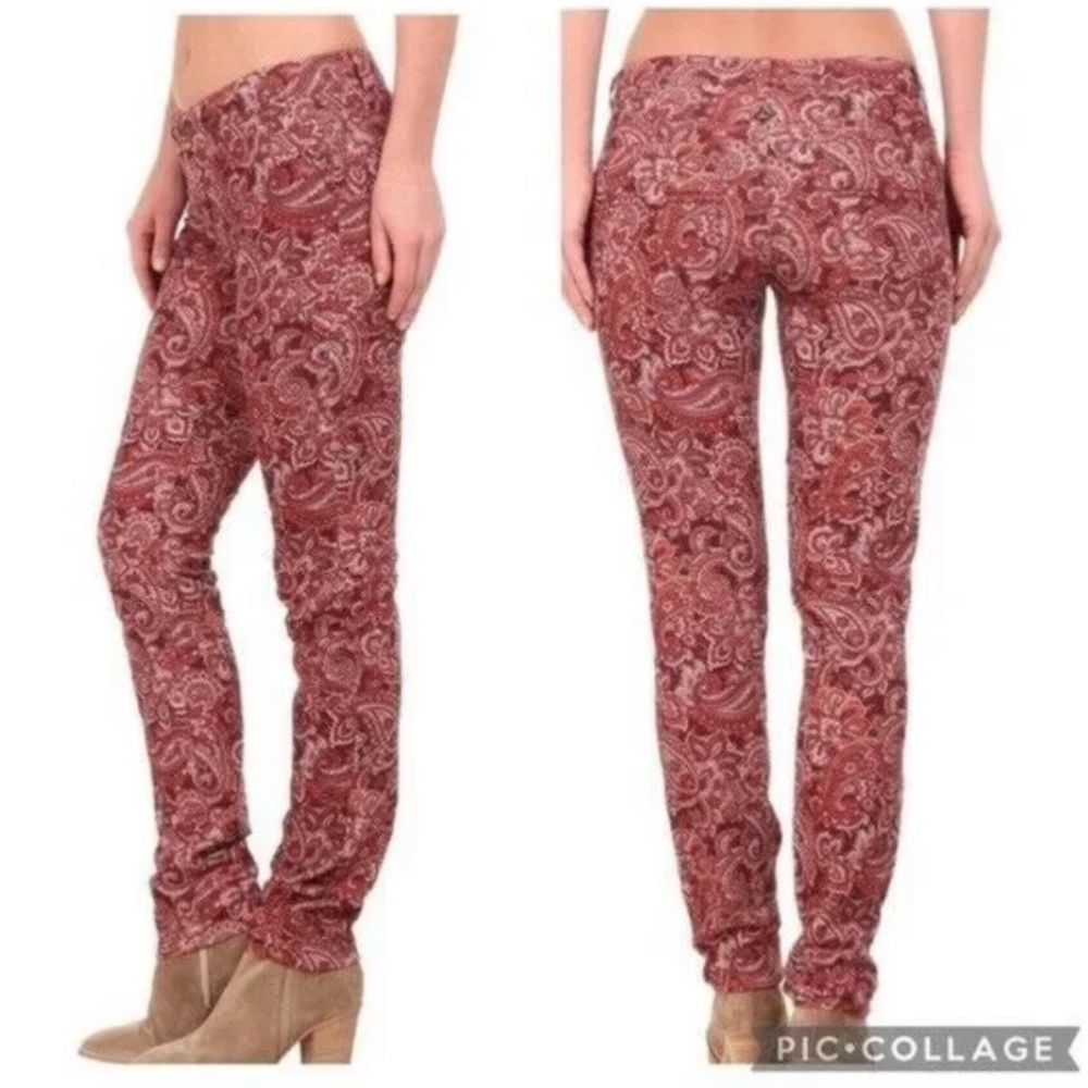Prana corduroy paisley pants